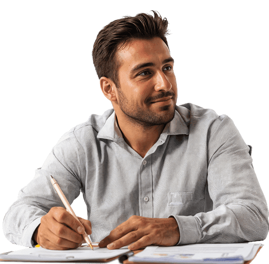 Student taking the UK Skills for English SELT