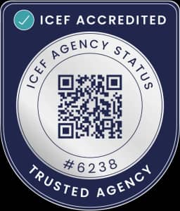 ICEF Accredited Agency Badge