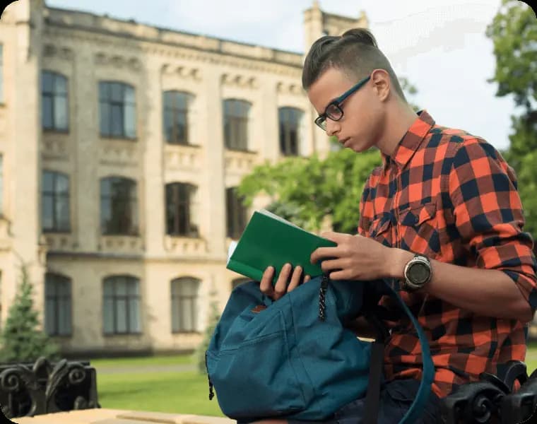 Students exploring UK university choices