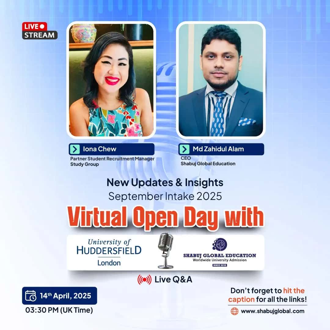 Virtual Open Day with University of Huddersfield London