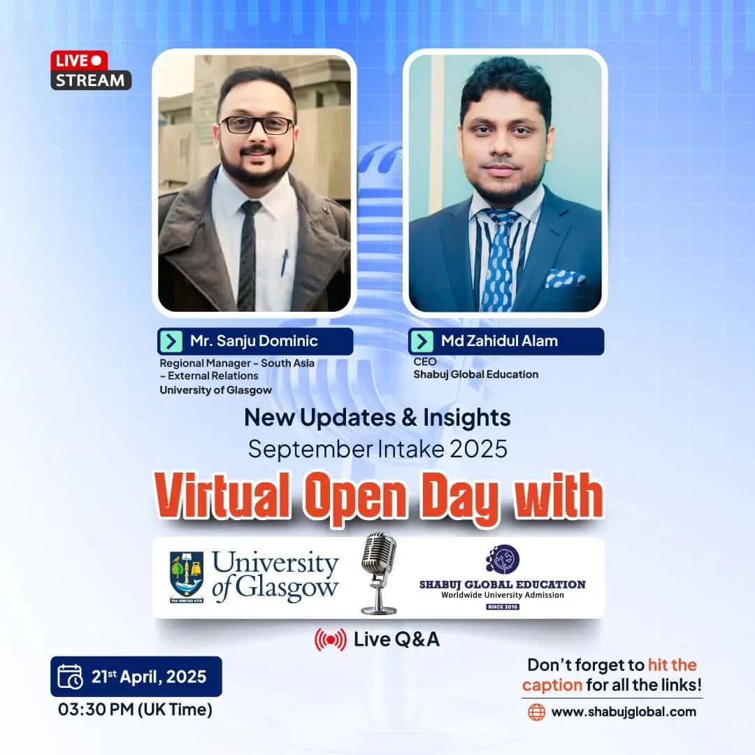 Virtual Open Day with University of Glasgow