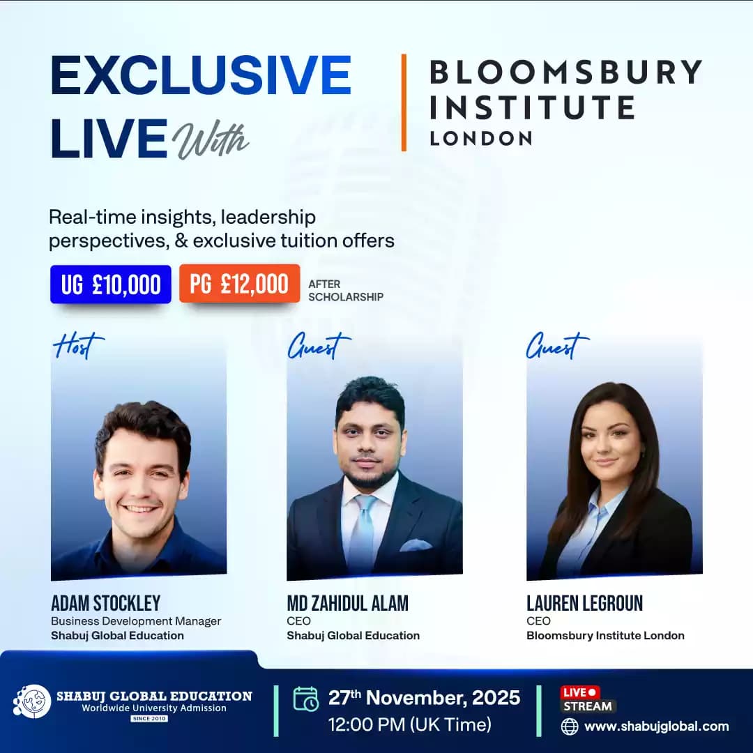 Exclusive Live with Bloomsbury Institute London 2025