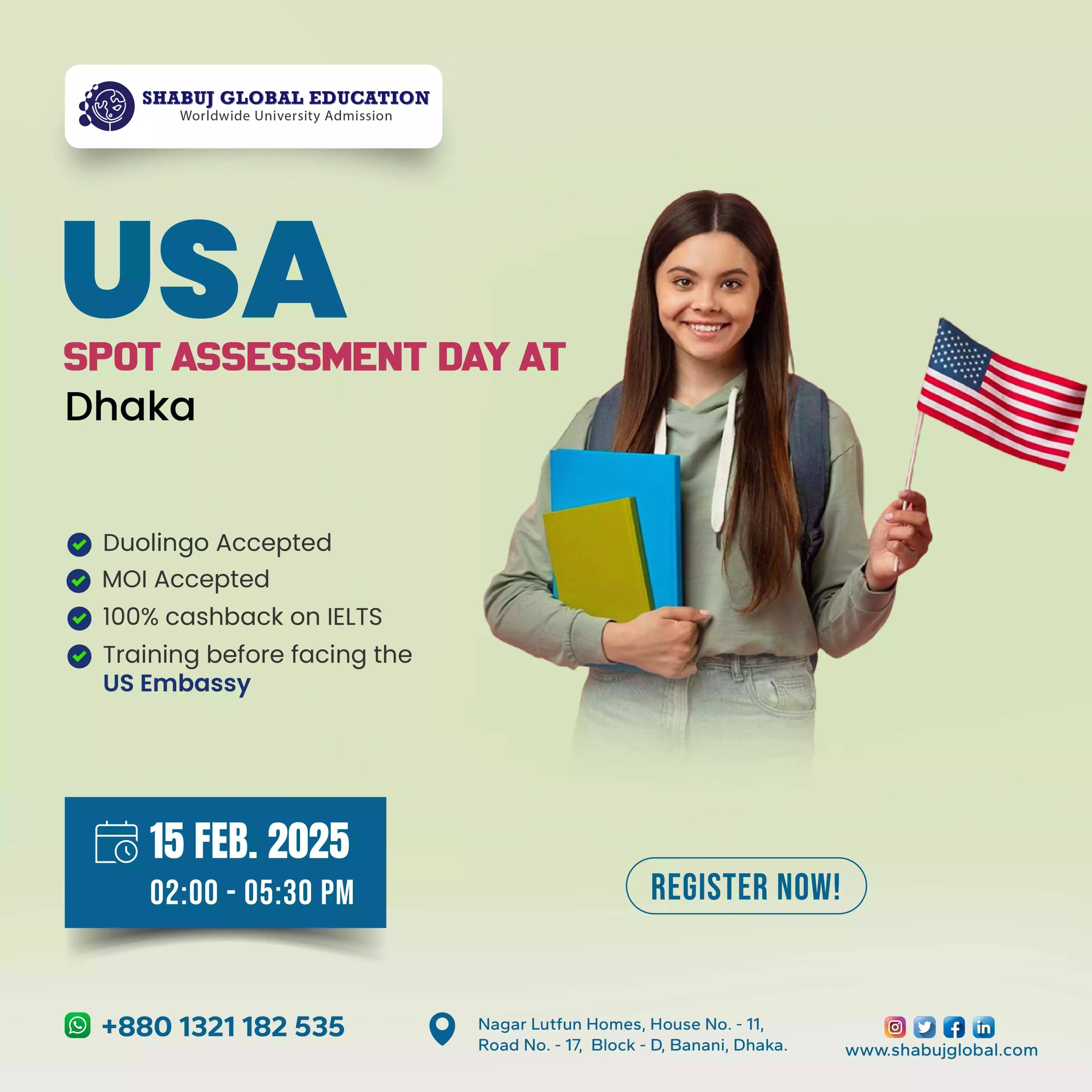 USA Spot Assessment Day - Dhaka