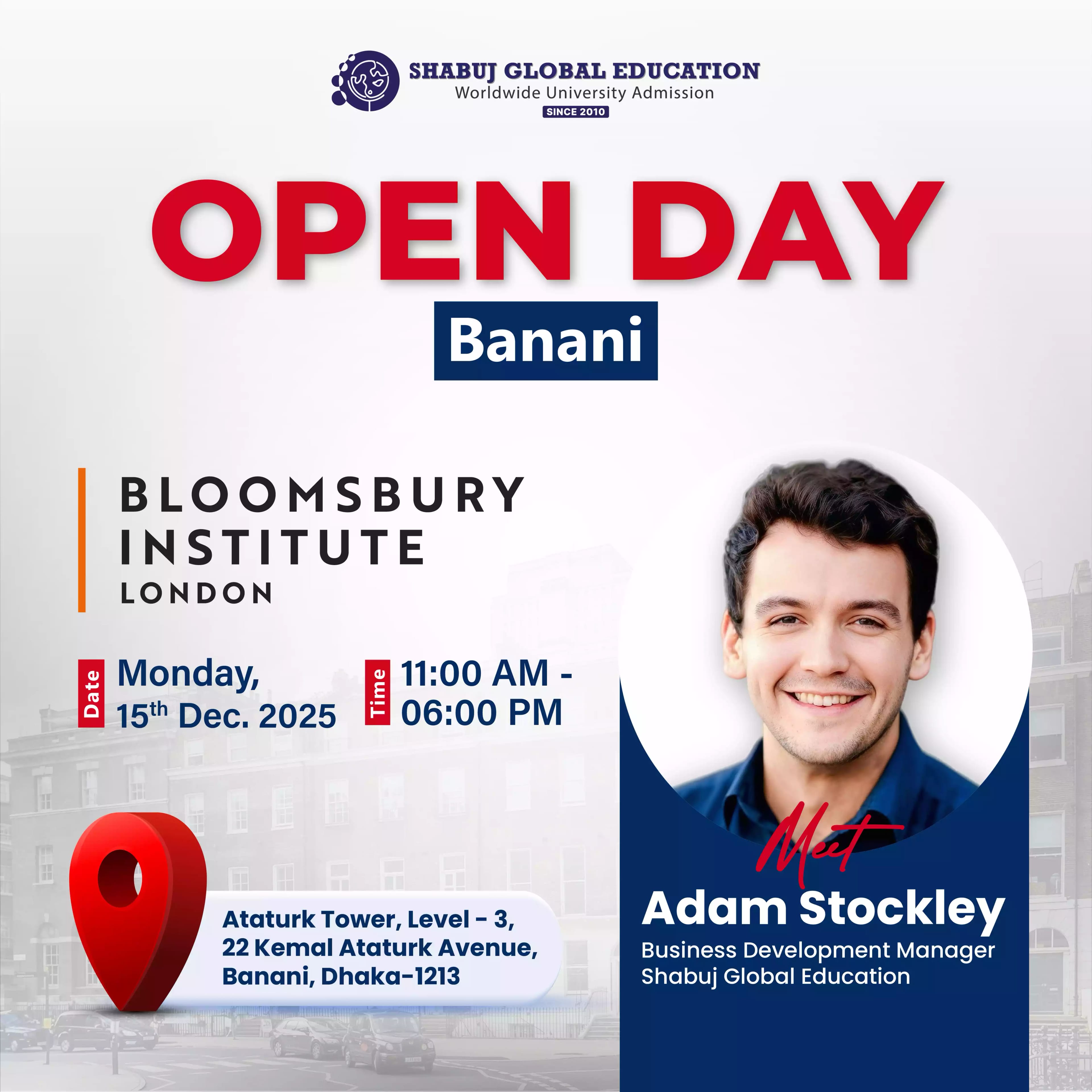 Open Day 2025 – Bloomsbury Institute London (BIL) in Banani