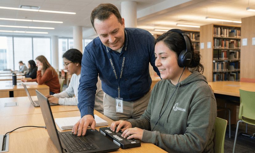 Coordinated academic support that promotes independence and confidence