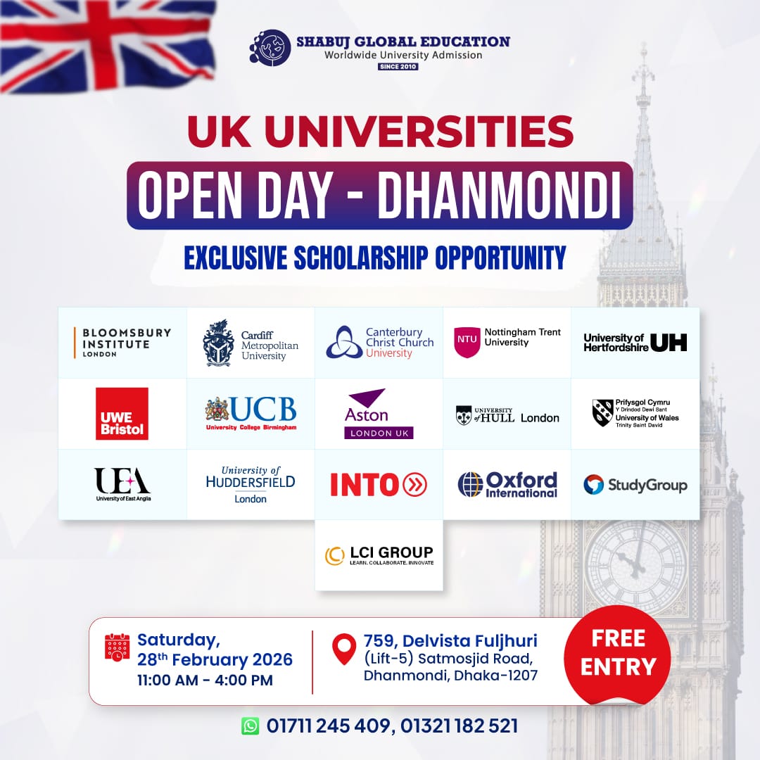 UK Universities Open Day in Dhanmondi 2026 | Study in the UK with Scholarships