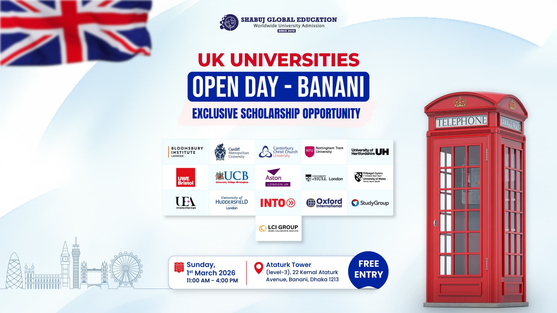 UK Universities Open Day – Banani 2026