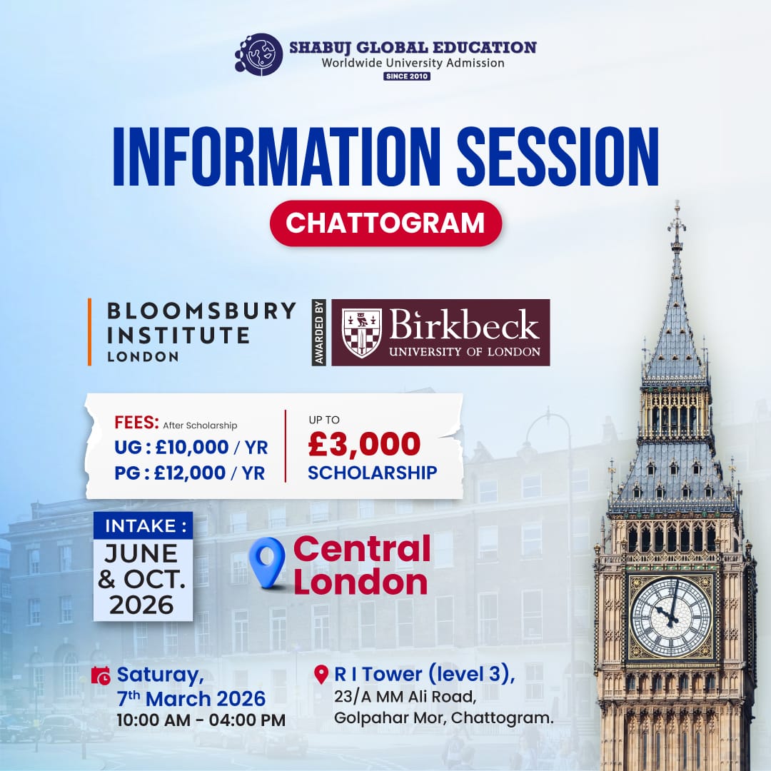 Information Session – Study in London with Bloomsbury Institute | Chattogram 2026