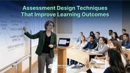 Assessment Design Strategies That Improve Student Learning Outcomes