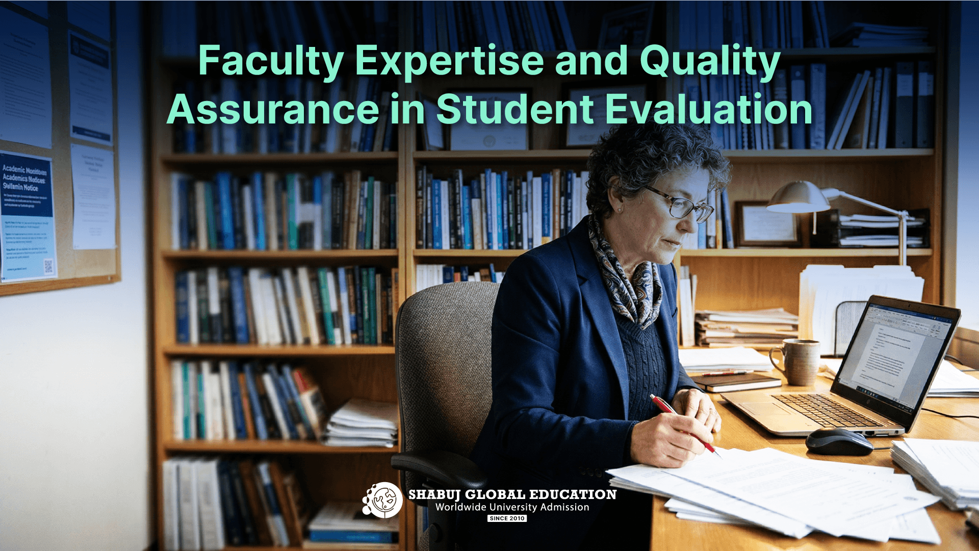 Faculty Expertise and Quality Assurance in Student Evaluation