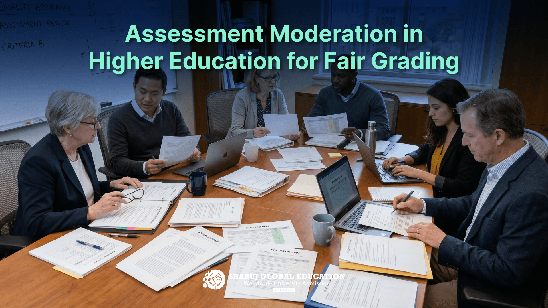 Assessment Moderation in Higher Education for Fair Grading