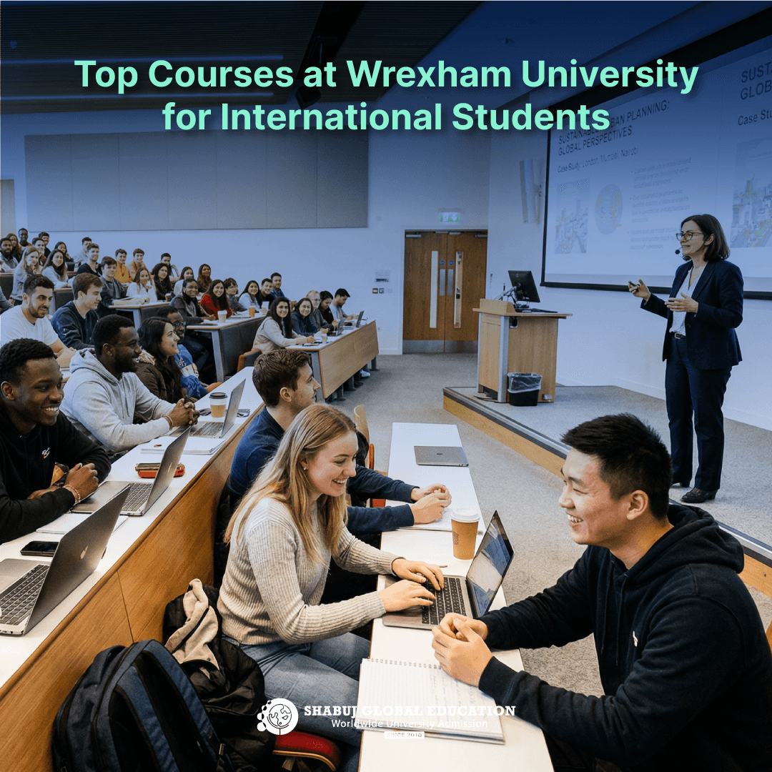 Top Courses at Wrexham University for International Students