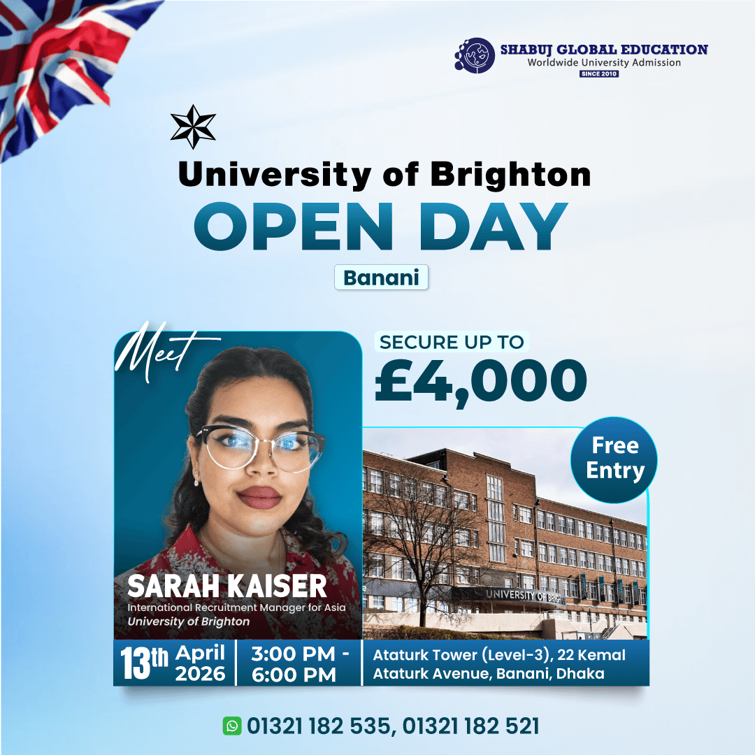 University of Brighton Open Day in Banani, Dhaka – 2026