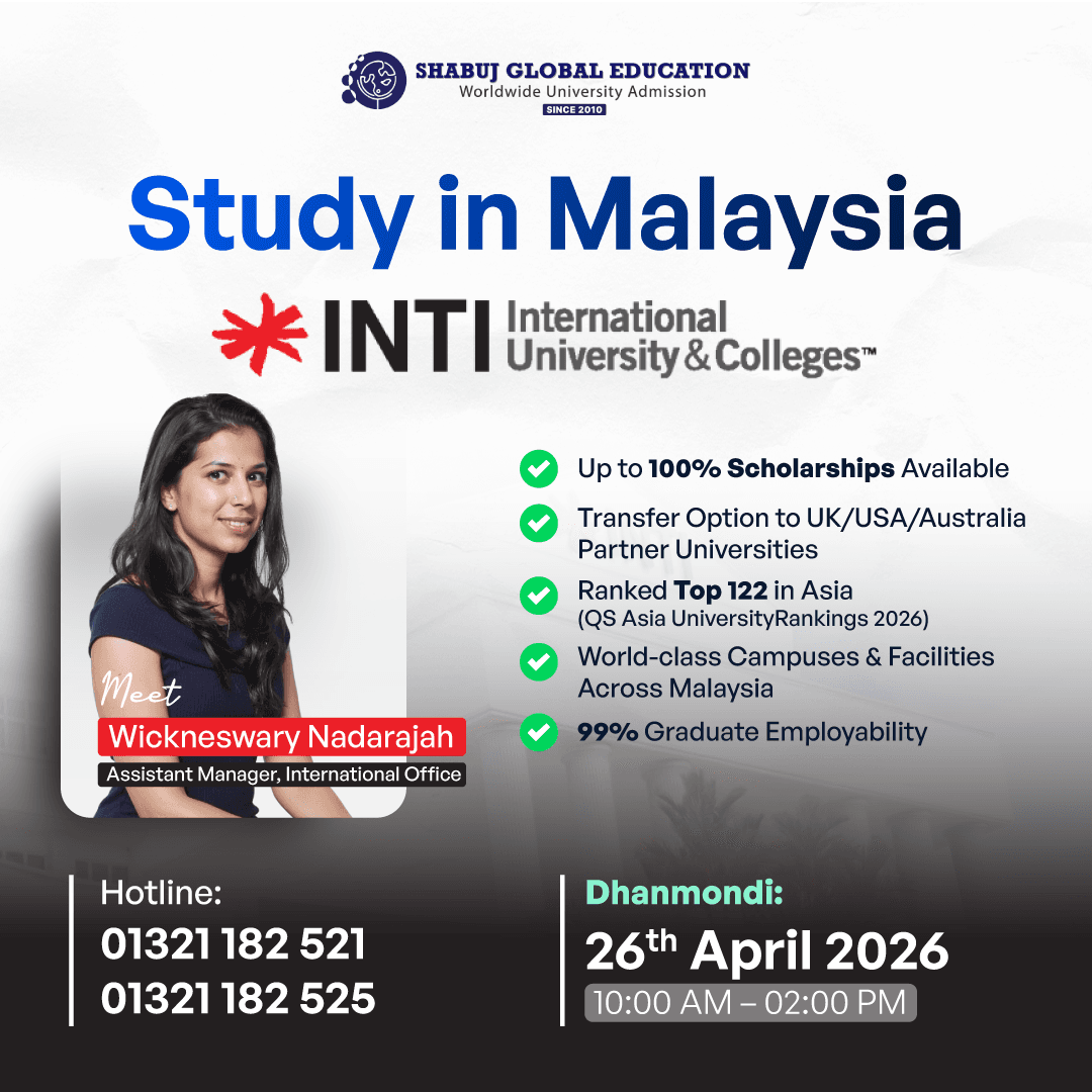 Study in Malaysia with INTI International University – Dhaka Admission Day 2026