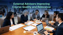 External Advisors Improving Course Quality and Relevance