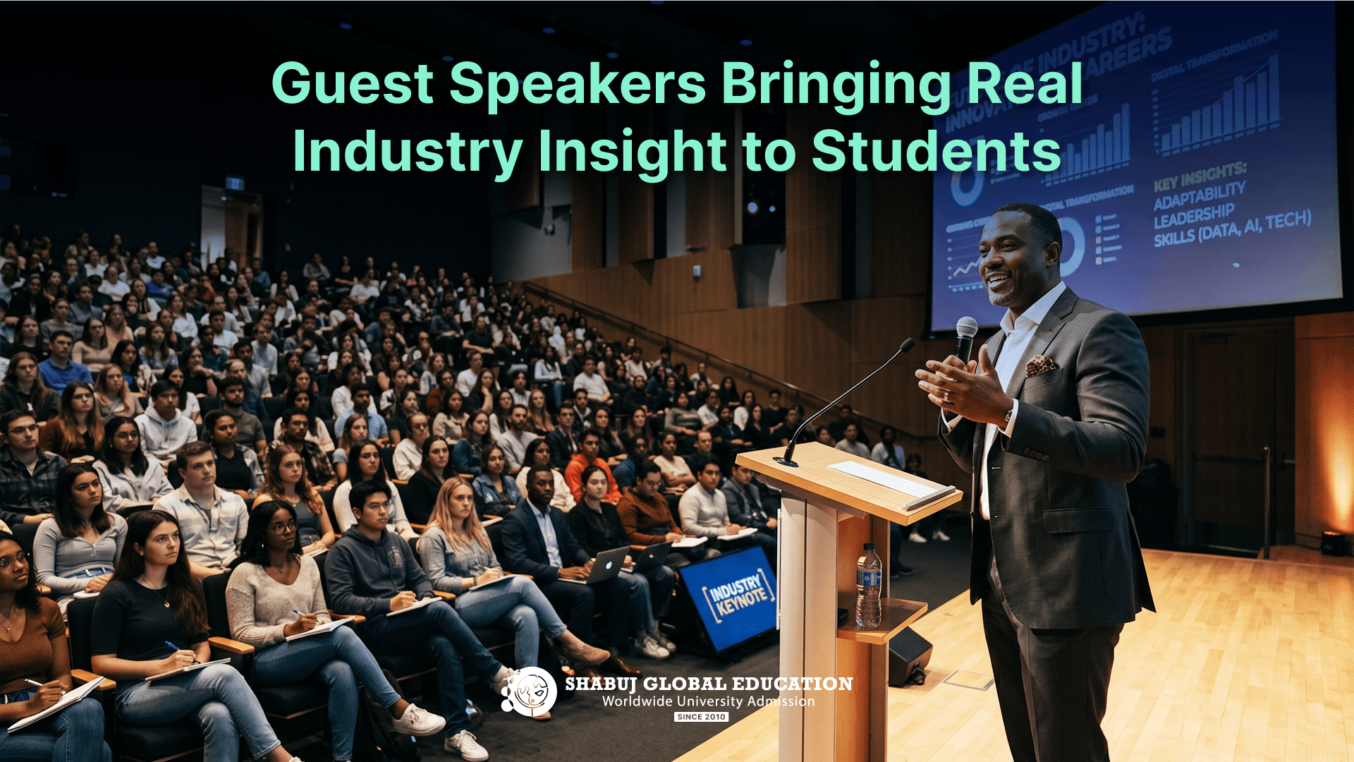 Guest Speakers Bringing Real Industry Insight to Students