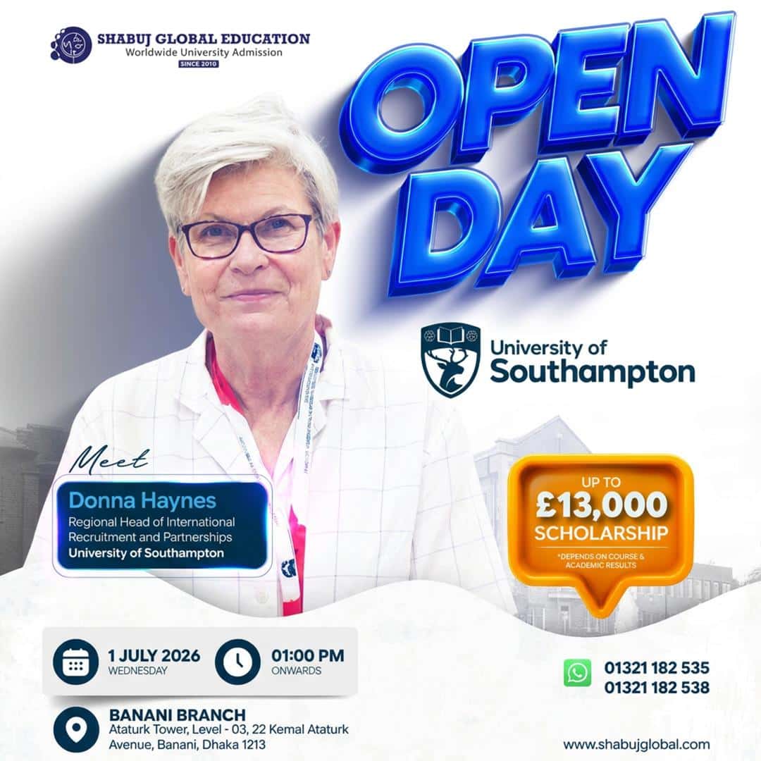 University of Southampton Open Day 2026 in Dhaka | Meet the Official Representative