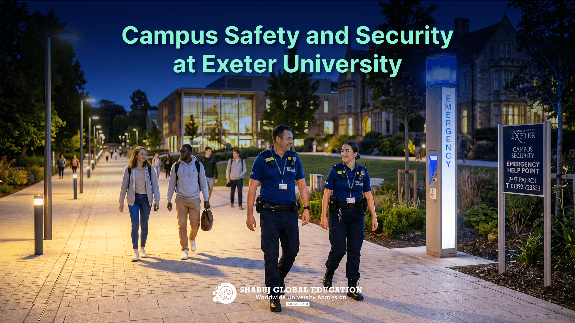 Campus Safety and Security at Exeter University