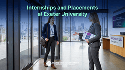 Internships and Placements at Exeter University