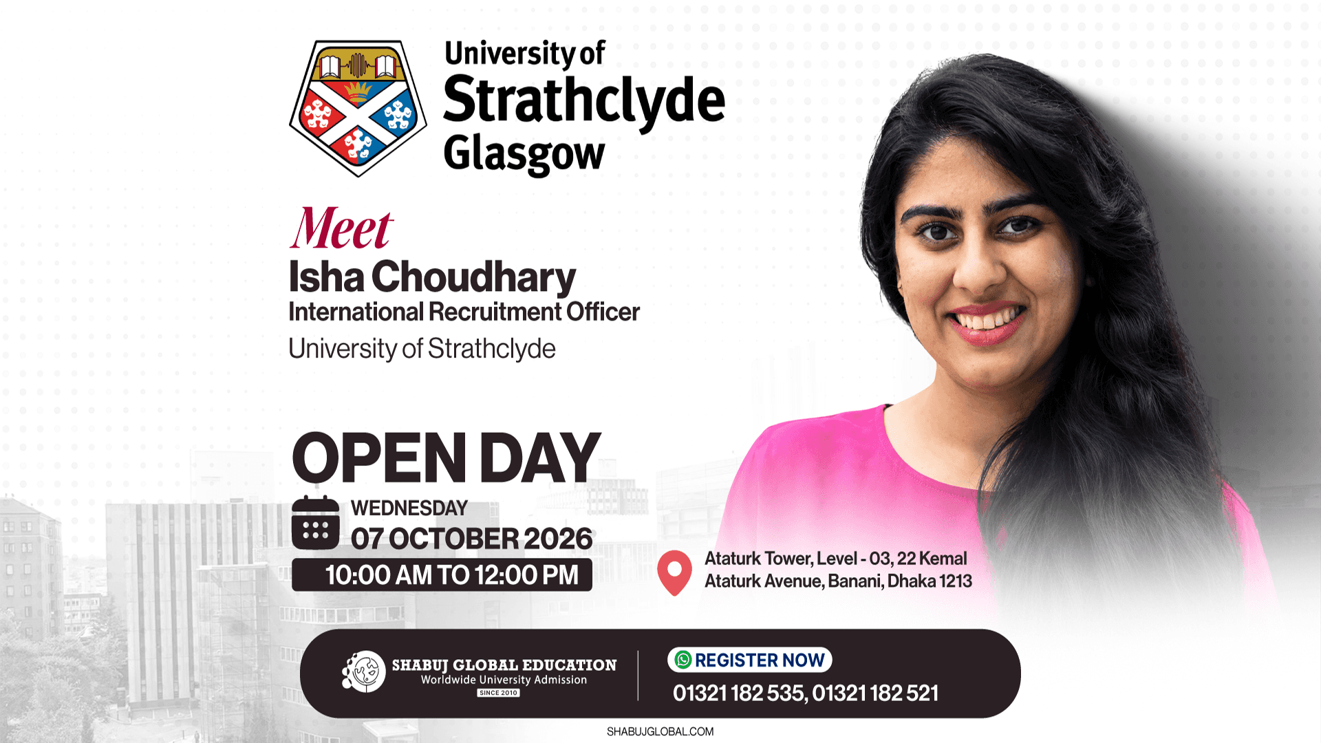 Strathclyde Comes to Dhaka: One Morning, One Open Day, 7 October 2026