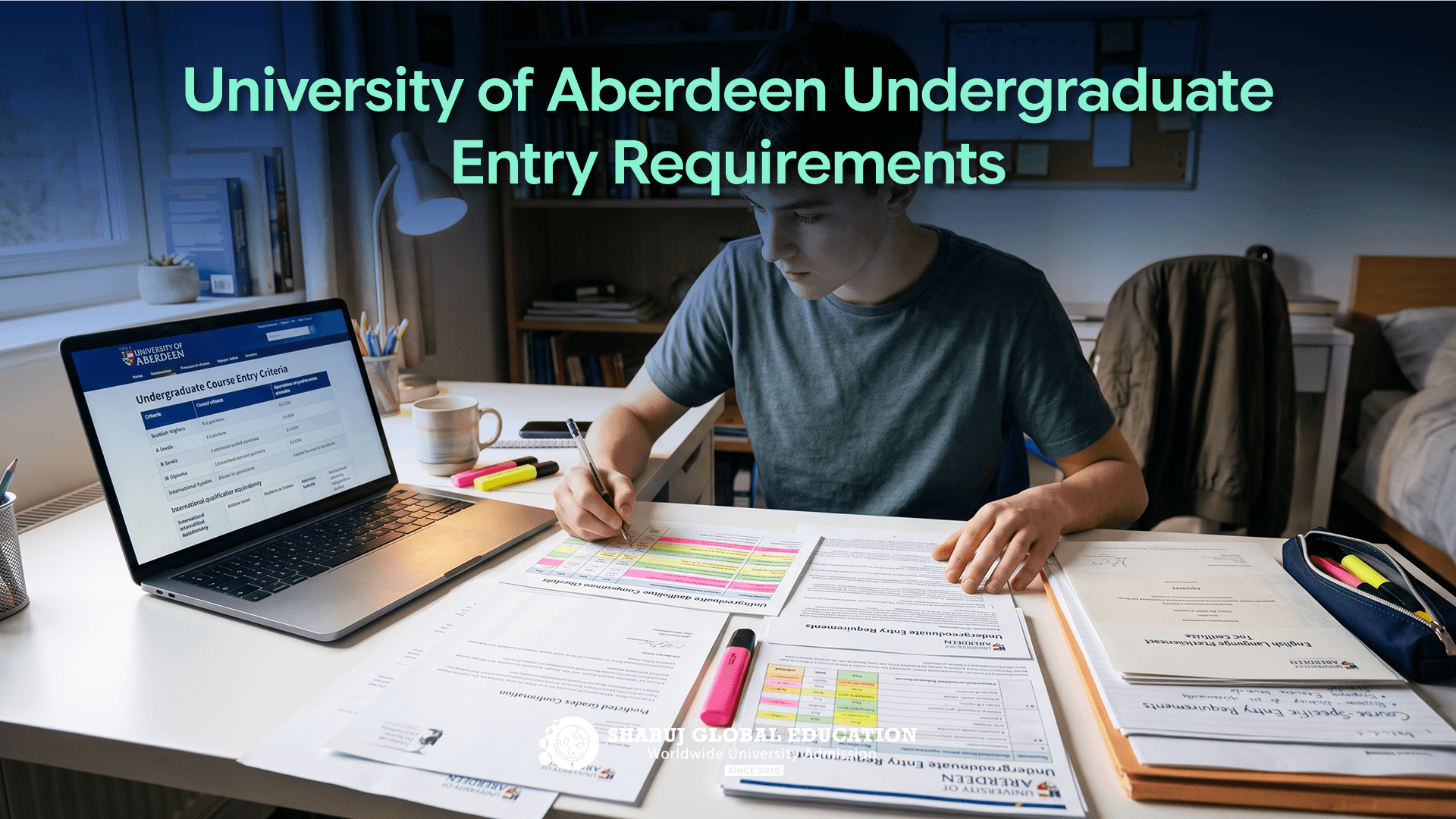 University of Aberdeen Undergraduate Entry Requirements
